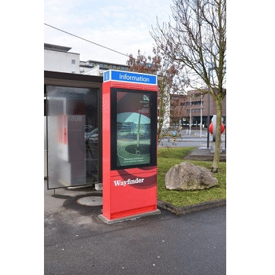 Outdoor touch screen kiosk