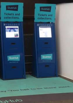 New Stub Hub Branding Kiosk A4 Kiosk Ticketing kiosk