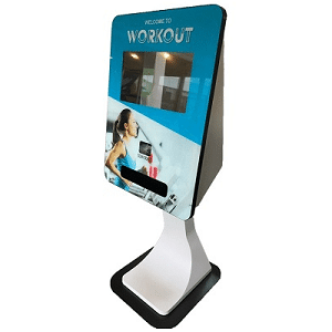 Indoor touch screen kiosks