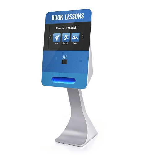 SmartCurve card dispensing touch screen kiosk