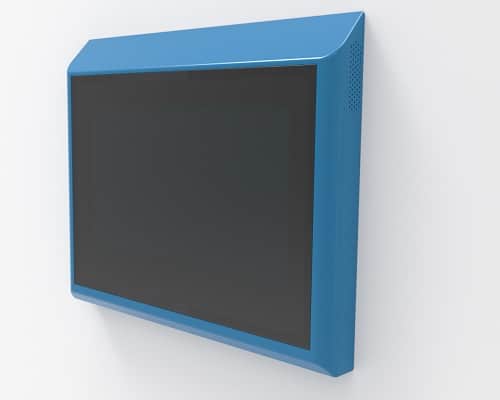 Wall mount touch screen kiosks from All Right Now Ltd